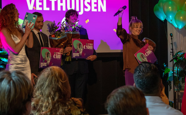 Pedagogiekdocent Hanneke Velthuijsen uitgeroepen tot Docent van het Jaar 2023